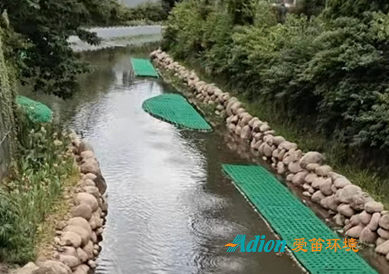 黃山占川河治理采用愛笛A-H河湖水體凈化機